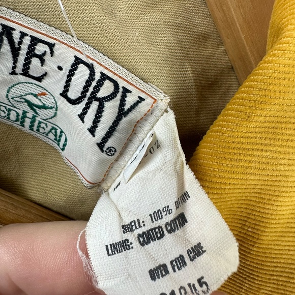 vintage 1950s duck hunting RED HEAD  brown L-xl cotton 44 sportsman BONE DRY‎ - Picture 4 of 14